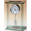 Large Glass Pendulum Clock (6 1/2"x 10"x 2 7/8")